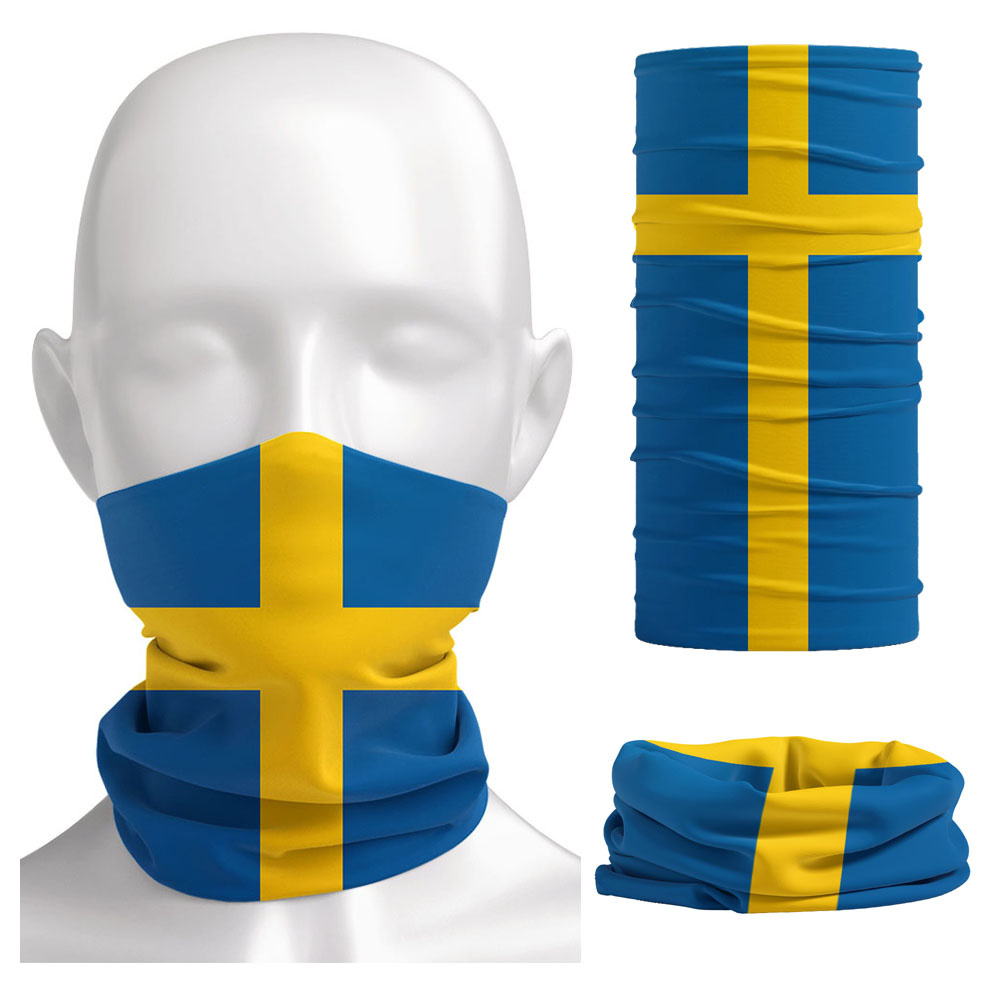Sweden Flag Printed Bandana He - đánh giá và giá Riding Gear